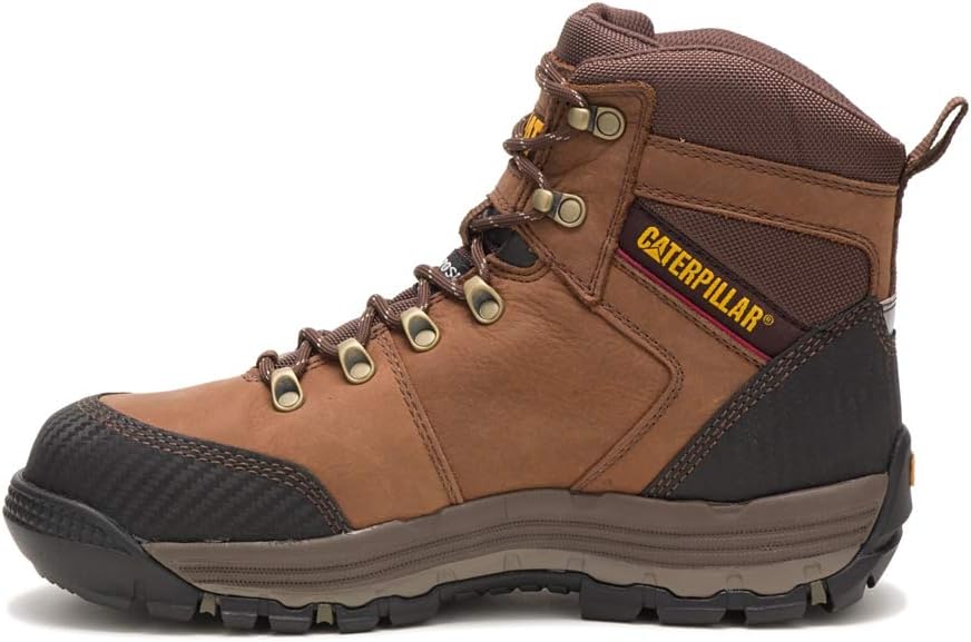 Мужские и строительные ботинки Cat Footwear Munising 6 WP CT, коричневый — фото 3