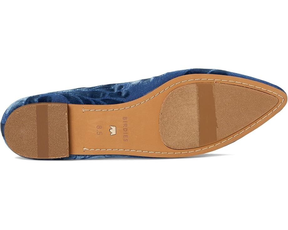 Туфли на плоской подошве Birdies The Sparrow Flat, цвет Ocean Velvet Embroidery — фото 3
