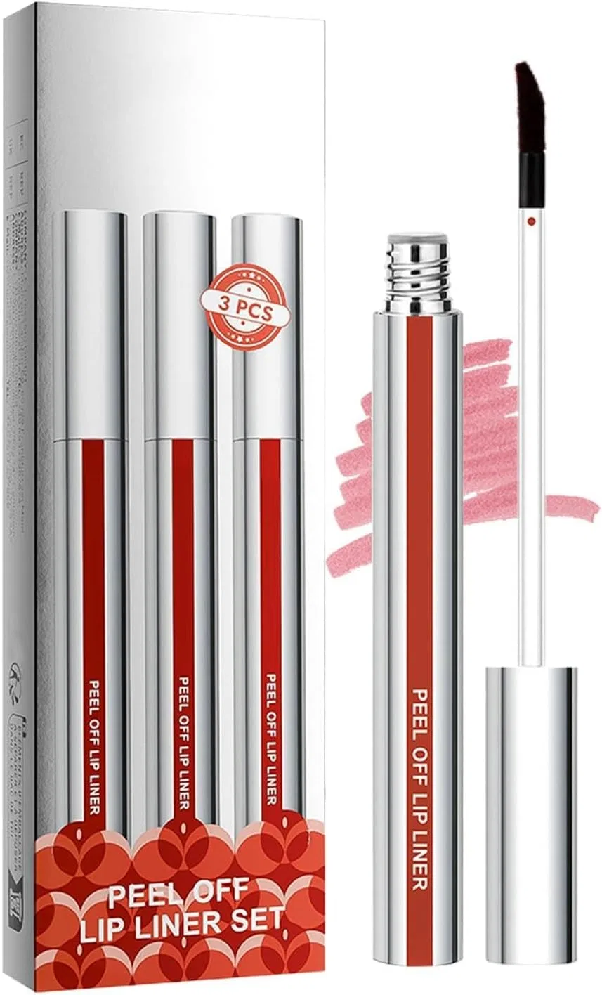 Матовая жидкая помада Lip Stains Long Lasting, 3 шт, бесцветная