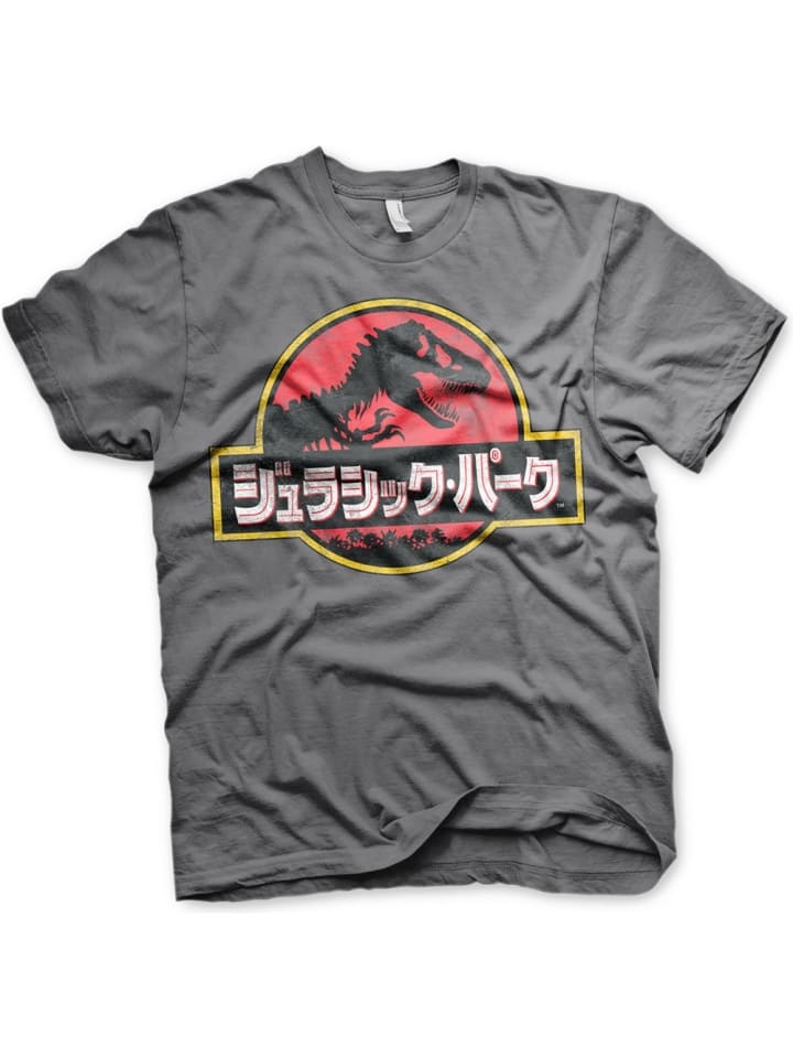 

Футболка Jurassic Park, серый