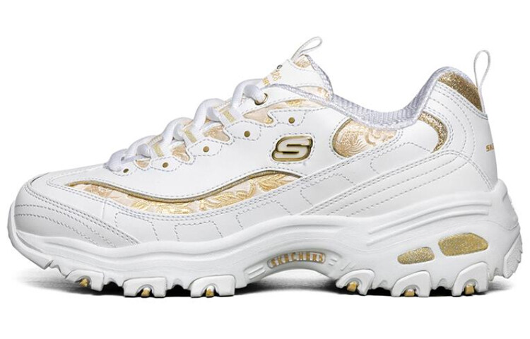 

Кроссовки Skechers D Lites 1.0 White/Gold Women's
