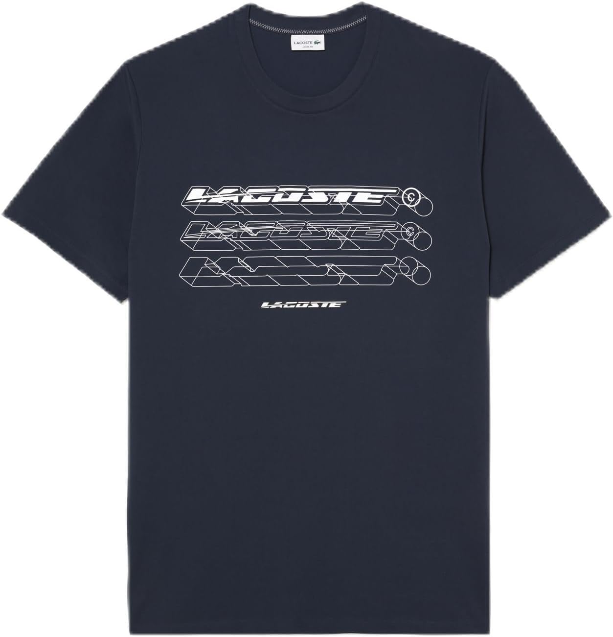 

Мужская футболка Lacoste для высоких, с круглым вырезом, коротким рукавом, свободным кроем и фирменной символикой, Blue Night, Синий, Мужская футболка Lacoste для высоких, с круглым вырезом, коротким рукавом, свободным кроем и фирменной символикой, Blue N