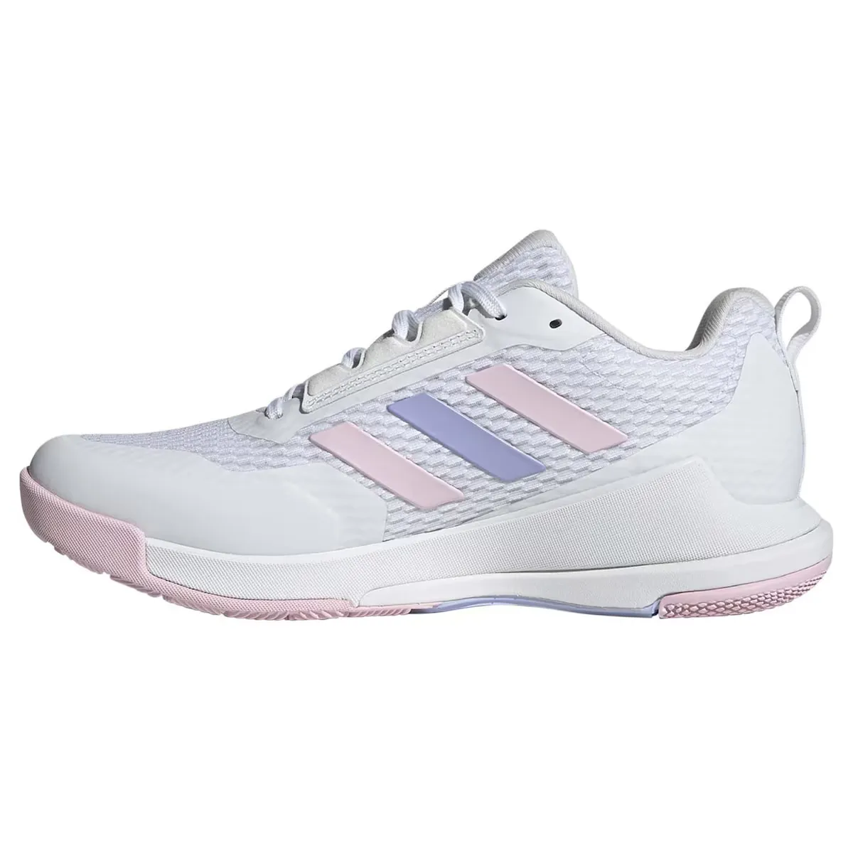 Adidas NOVAFLIGHT 2 женские кроссовки для дома, белый/розовый — фото 3