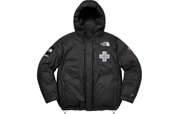 

Пуховик Supreme The North Face, розовый