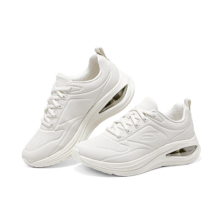 Кроссовки женские с низким верхом белого цвета Skechers — фото 3