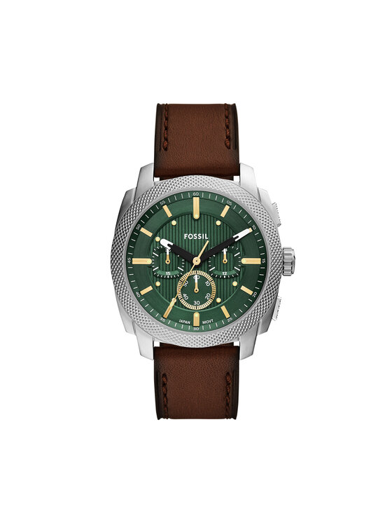 

Часы Machine Chronograph FS6100 Fossil, коричневый