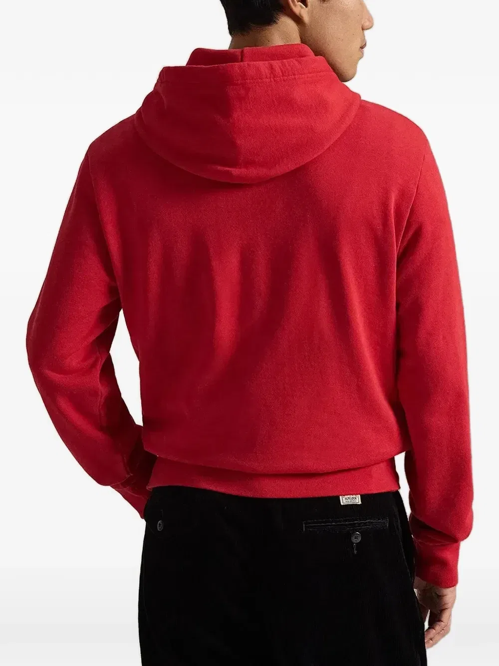 Худи с вышитым логотипом POLO RALPH LAUREN, красный — фото 3