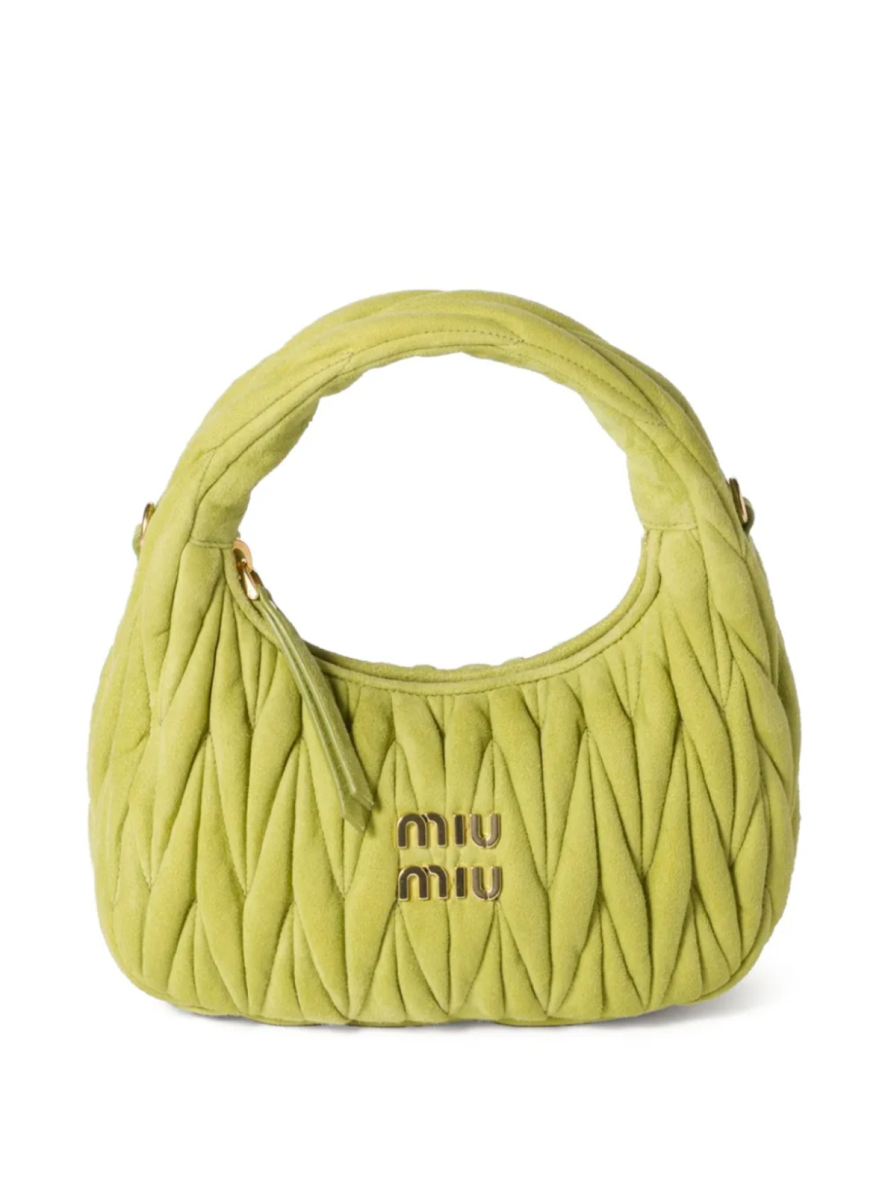 

Стеганая сумка-тоут Wander Miu Miu, зеленый