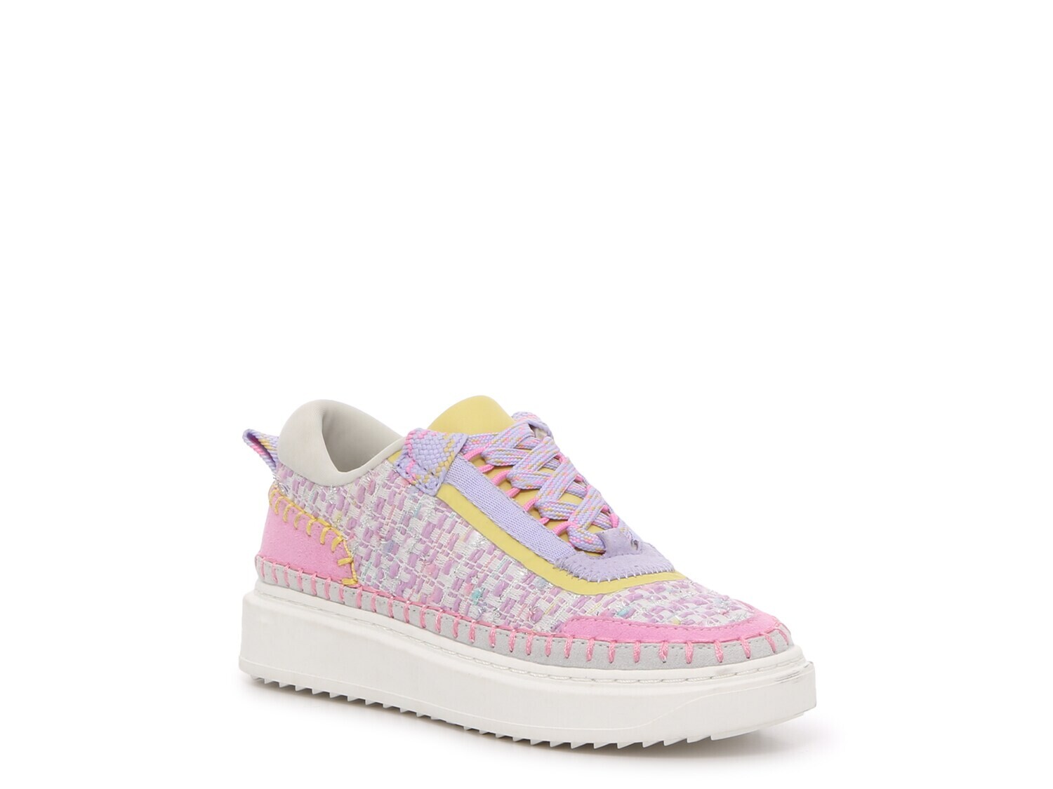

Кроссовки детские Steve Madden Charlyw, светло-фиолетовый / розовый / желтый