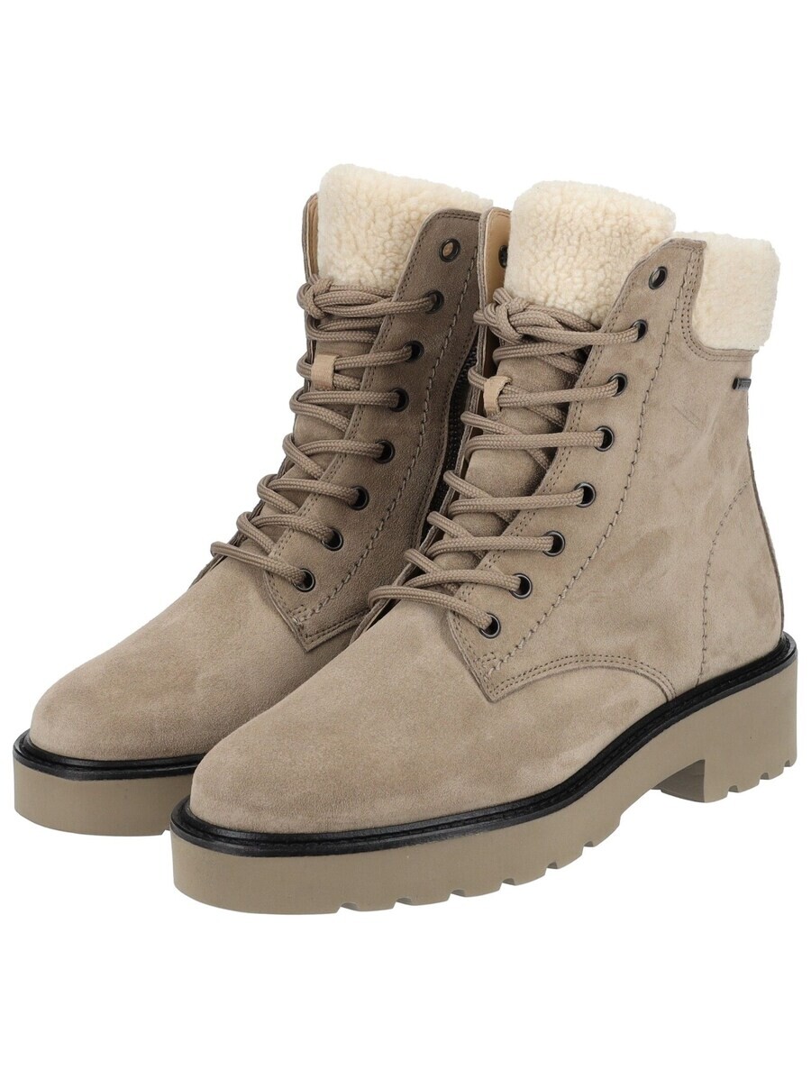 Ботильоны на шнуровке Paul Green Lace-Up Ankle Boots, бежевый — фото 4