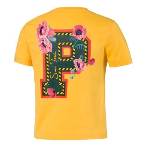 

Футболка x sue tsai crossover round neck short sleeve Puma, желтый
