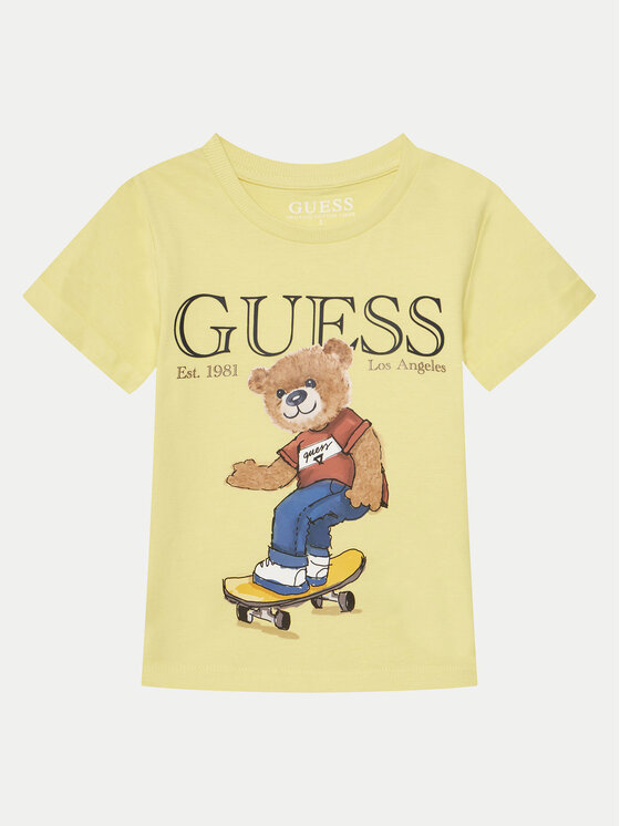 

Футболка обычного кроя N5GI04 K8HM4 Guess, желтый