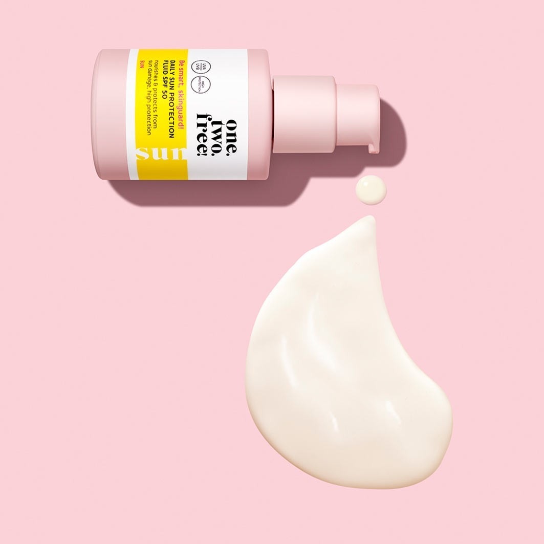 Солнцезащитный крем daily sun protection fluid spf 50 Onetwofree, объем 30 мл — фото 3