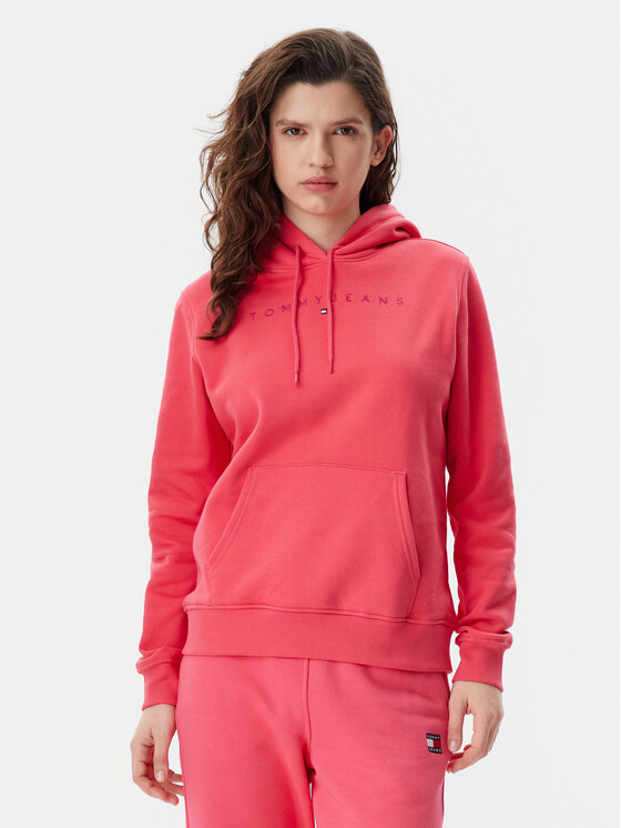 

Толстовка обычного кроя Tonal Linear DW0DW20304 Tommy Jeans, розовый