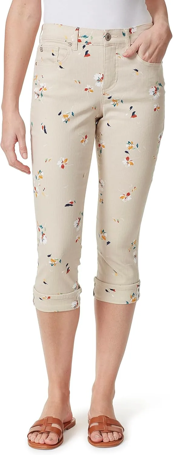 

Bandolino Mandie High Rise Straight Capri для женщин Plus Size