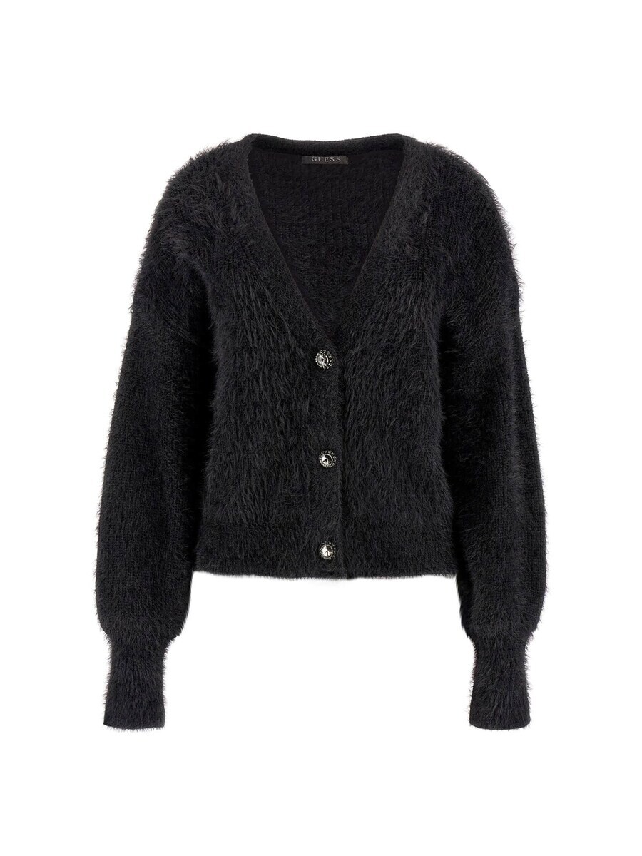 

Вязаный кардиган GUESS Knit Cardigan, черный