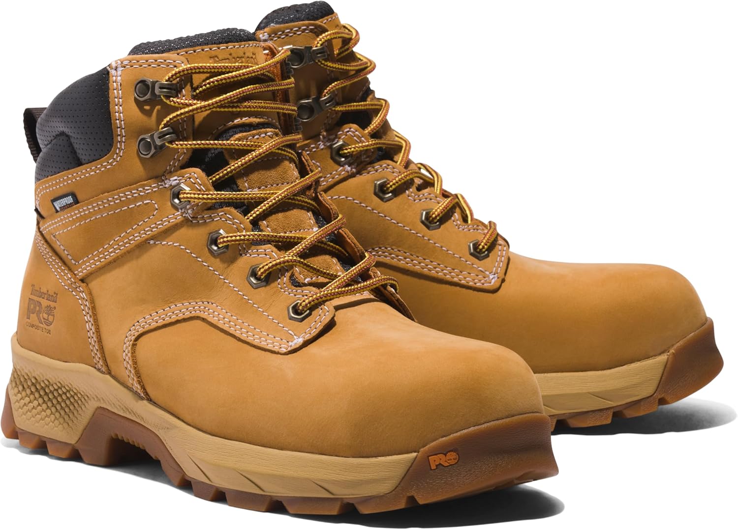 Timberland PRO мужские ботинки Titan Ev 6 дюймов с композитным защитным носком, водонепроницаемые, Wheat-2024 New — фото 2