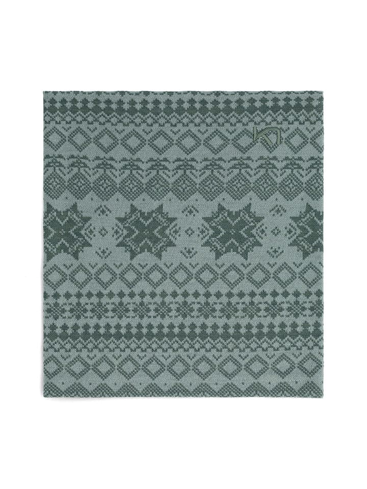 

Шерстяной шарф-петля зеленого цвета KARI TRAA