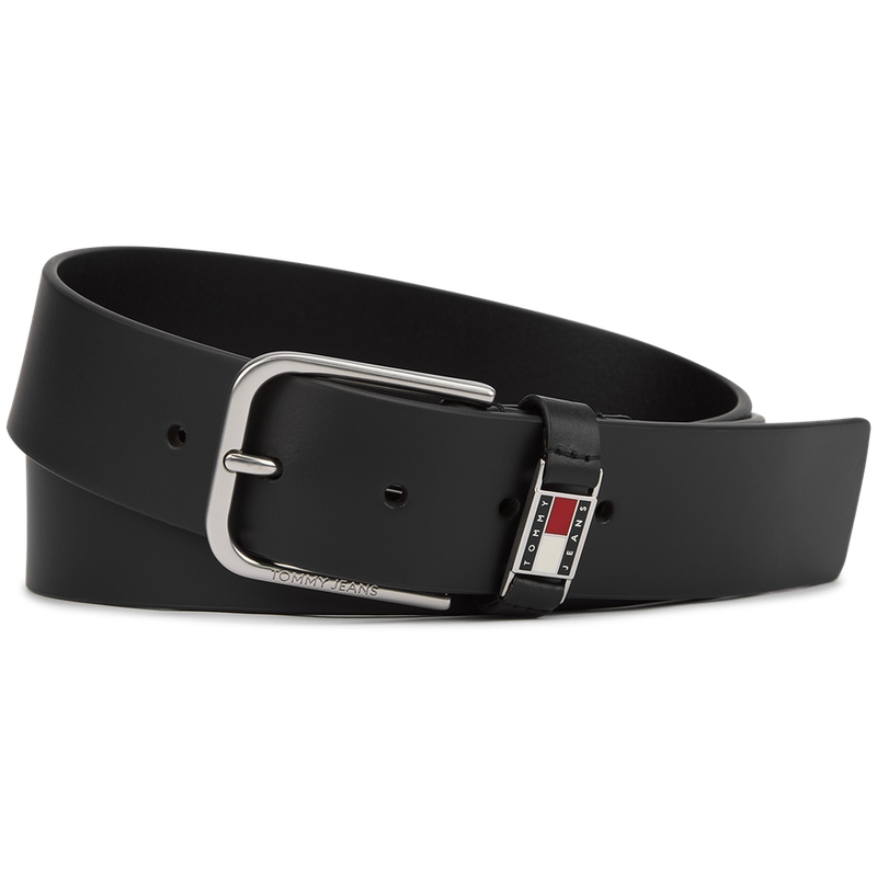 

Tommy Hilfiger Мужской кожаный ремень из коровьей кожи 4 см, Black BDS