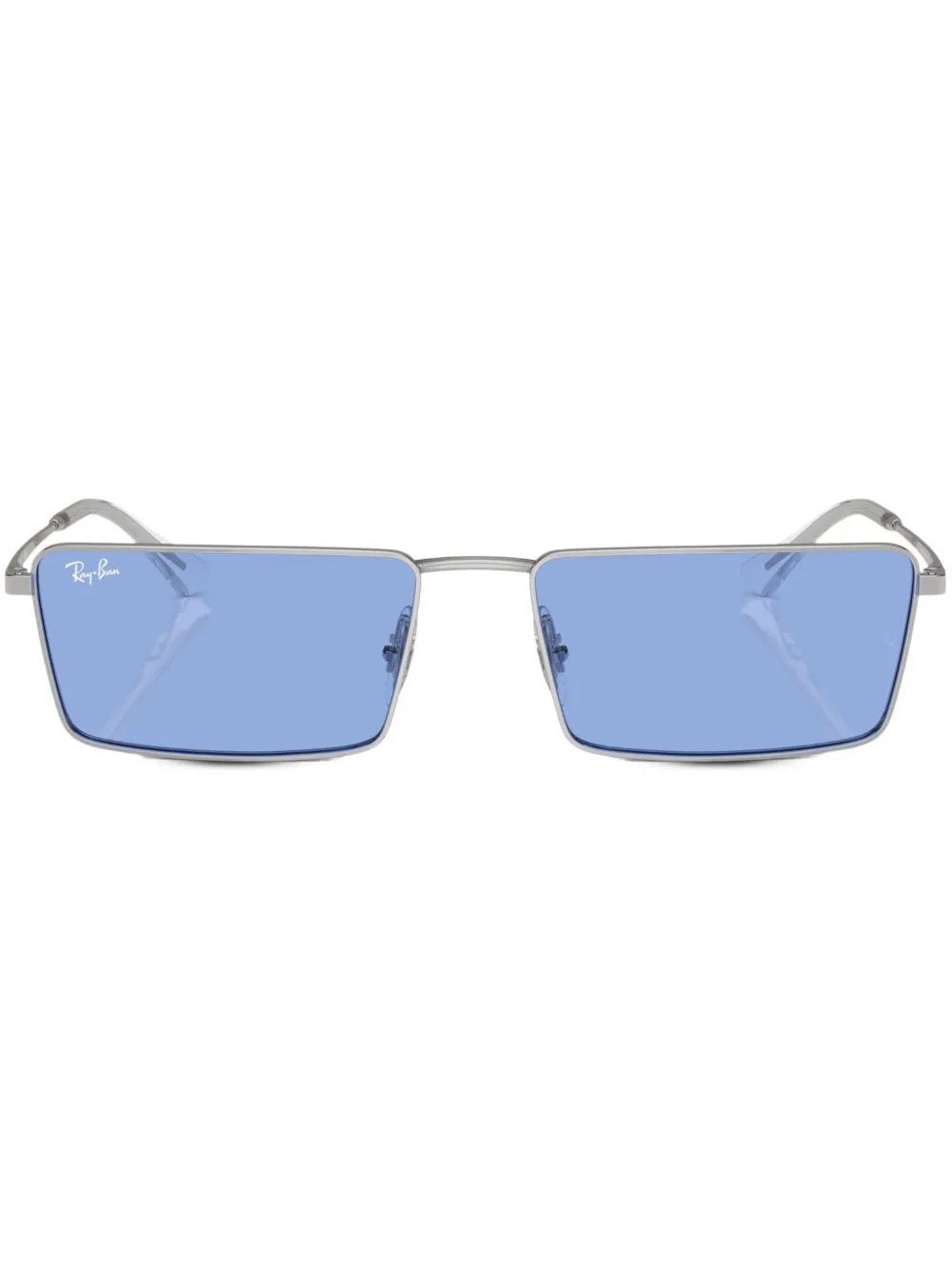 

Солнцезащитные очки Emy в прямоугольной оправе Ray-Ban, серебяный