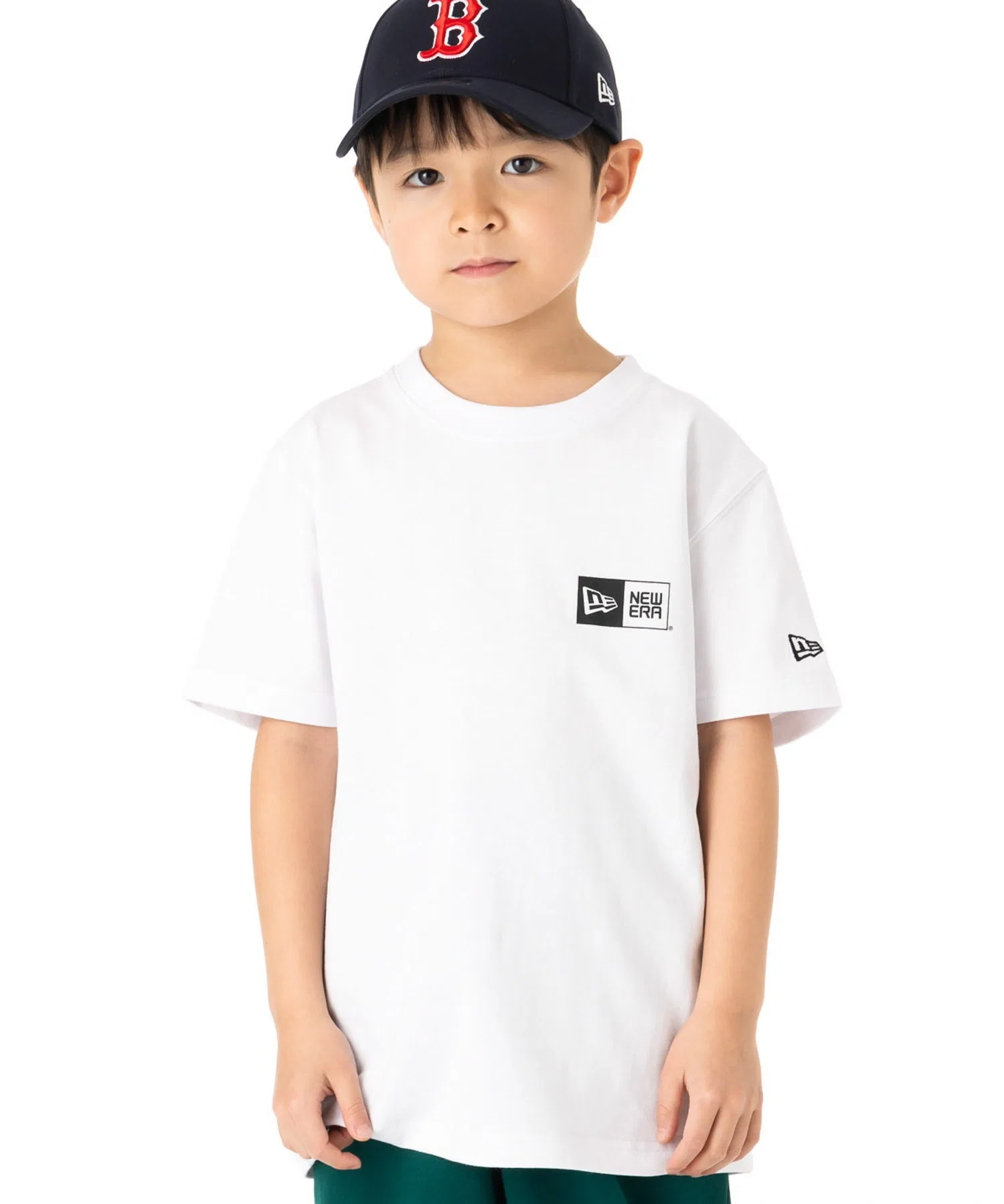 Детская футболка NEW ERA с логотипом чёрная — фото 2