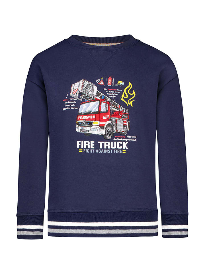 

Толстовка Пожарная машина темно-синего цвета Salt and Pepper