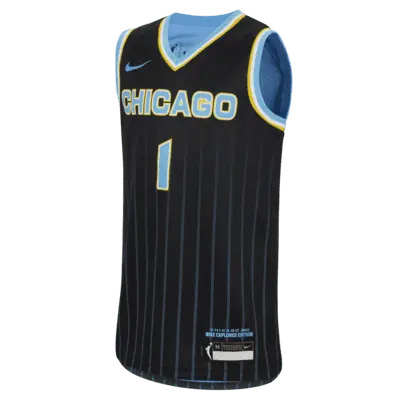 

Джерси Nike Diamond DeShields Chicago Sky 2024 Explorer Edition, черный