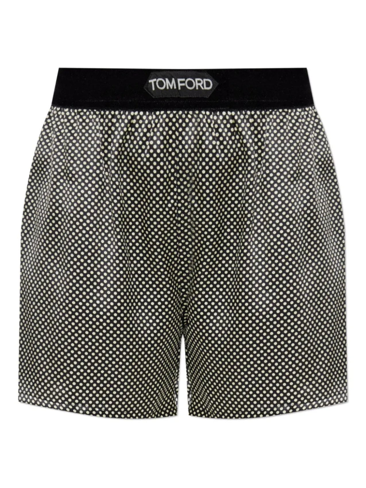 

Шорты для отдыха в горошек TOM FORD, черный