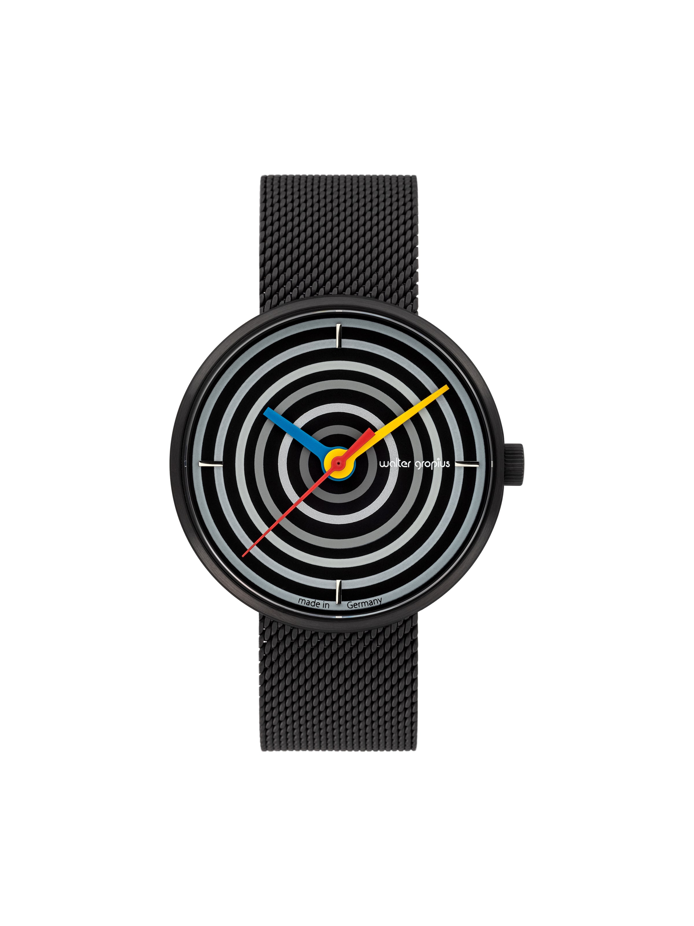 

WALTER GROPIUS Часы Analog 'SPACE LOOPS' в черном цвете