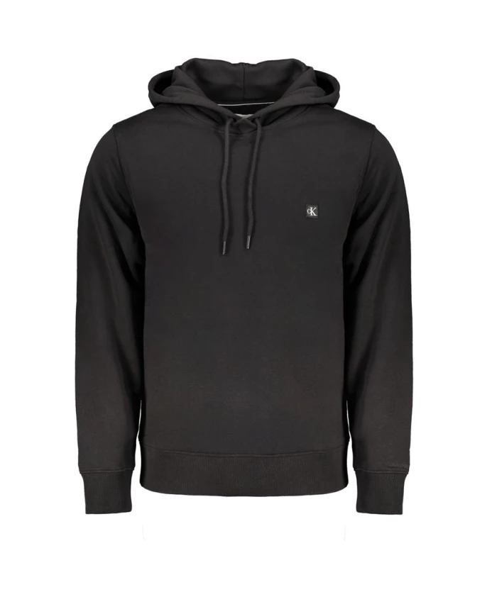 

Черная хлопковая толстовка с логотипом Calvin Klein, черный
