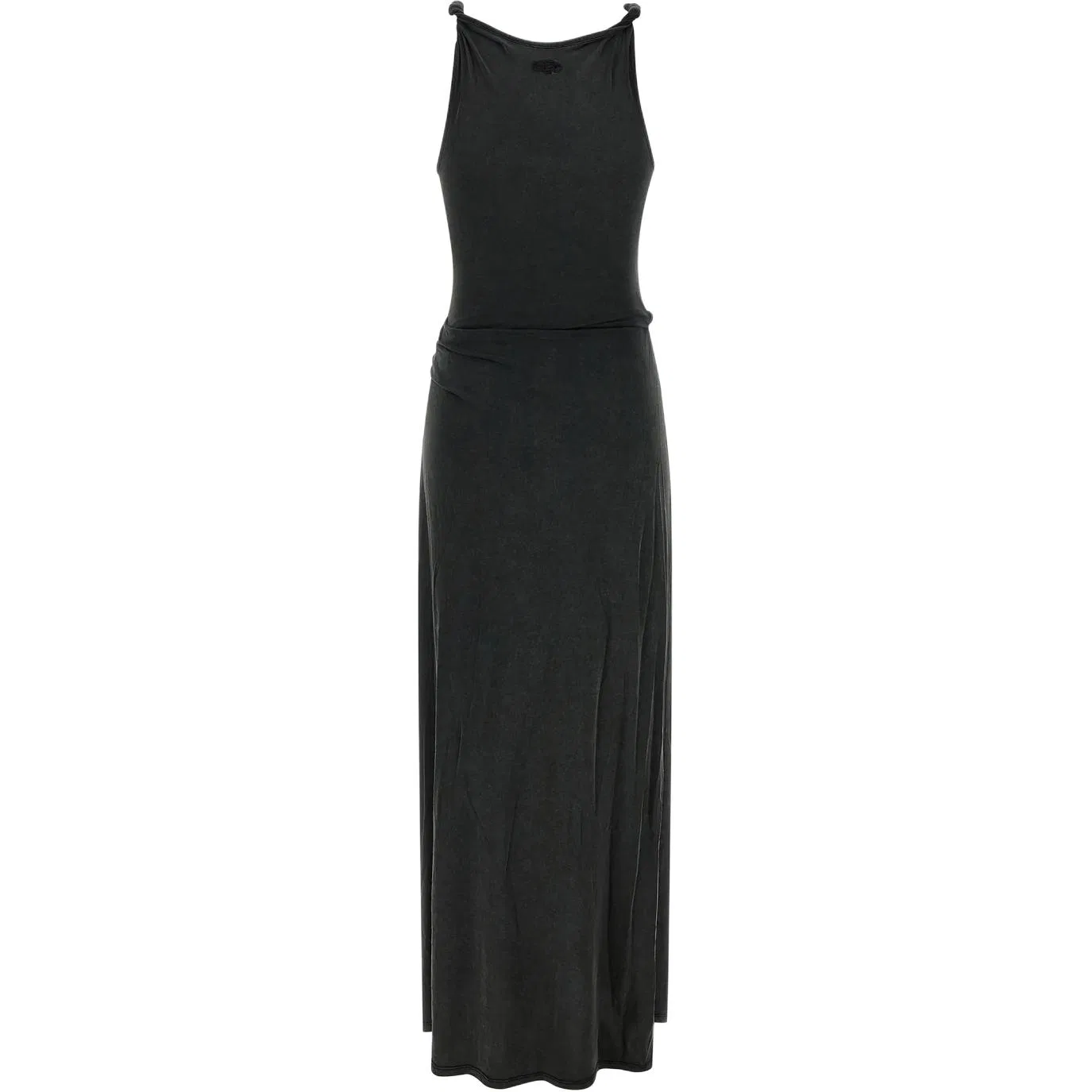 Платье D-Estiga-S1 с эффектом потертости и скрученными бретелями DIESEL, Black — фото 3