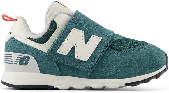 Кроссовки New Balance 574 New-b для маленьких мальчиков на липучке, красный — фото 3