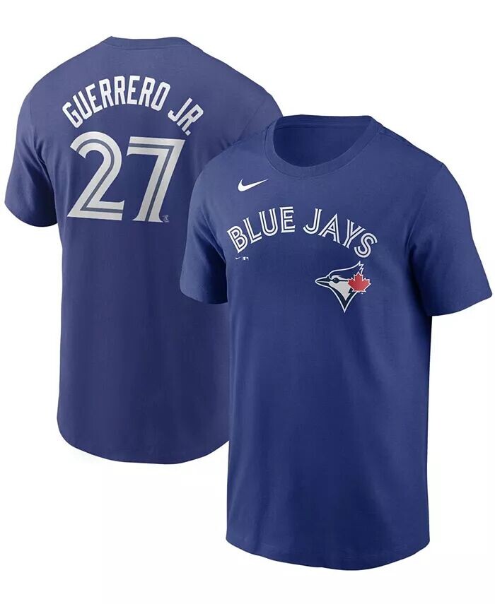 

Мужская футболка Владимира Герреро-младшего Royal Toronto Blue Jays с именем и номером Nike