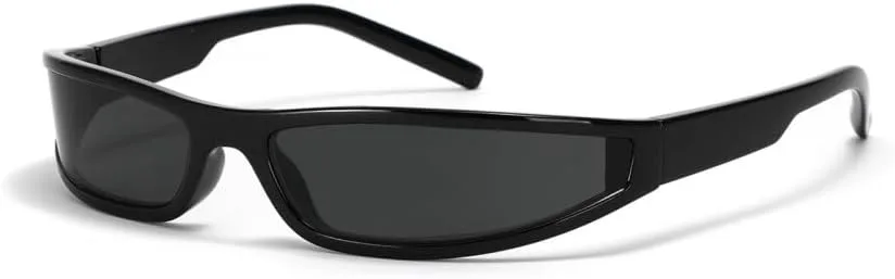 

Солнцезащитные очки для женщин и мужчин, винтажные, в маленькой прямоугольной оправе, обтекаемые, в стиле панк, стильные, с зеркальными линзами HDUBFY, C1