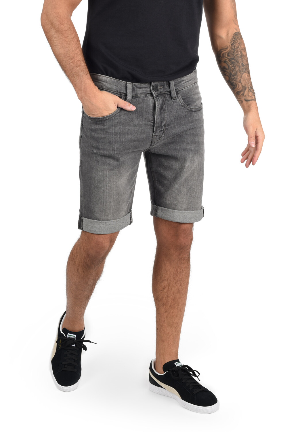 

Тканевые шорты INDICODE Jeans, серый