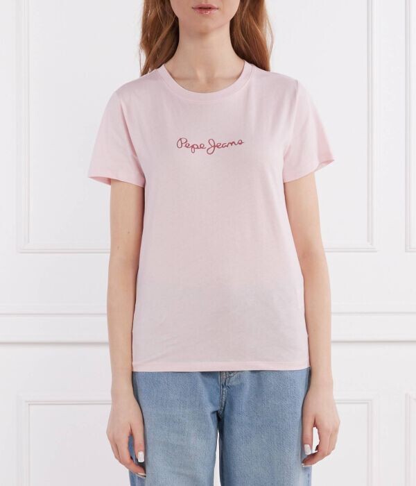 

Футболка Pepe Jeans London Lorette, розовый