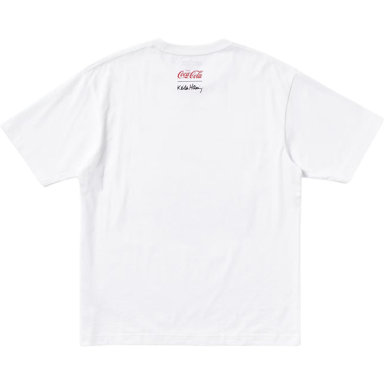 Футболка унисекс белая Keith Haring X Coca Cola коллаборация UNIQLO — фото 3