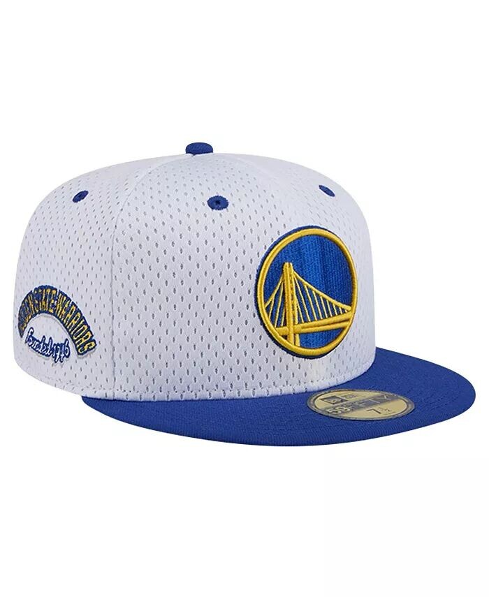 

Мужская белая/королевская шляпа Golden State Warriors Throwback 2Tone 59FIFTY Fitted New Era