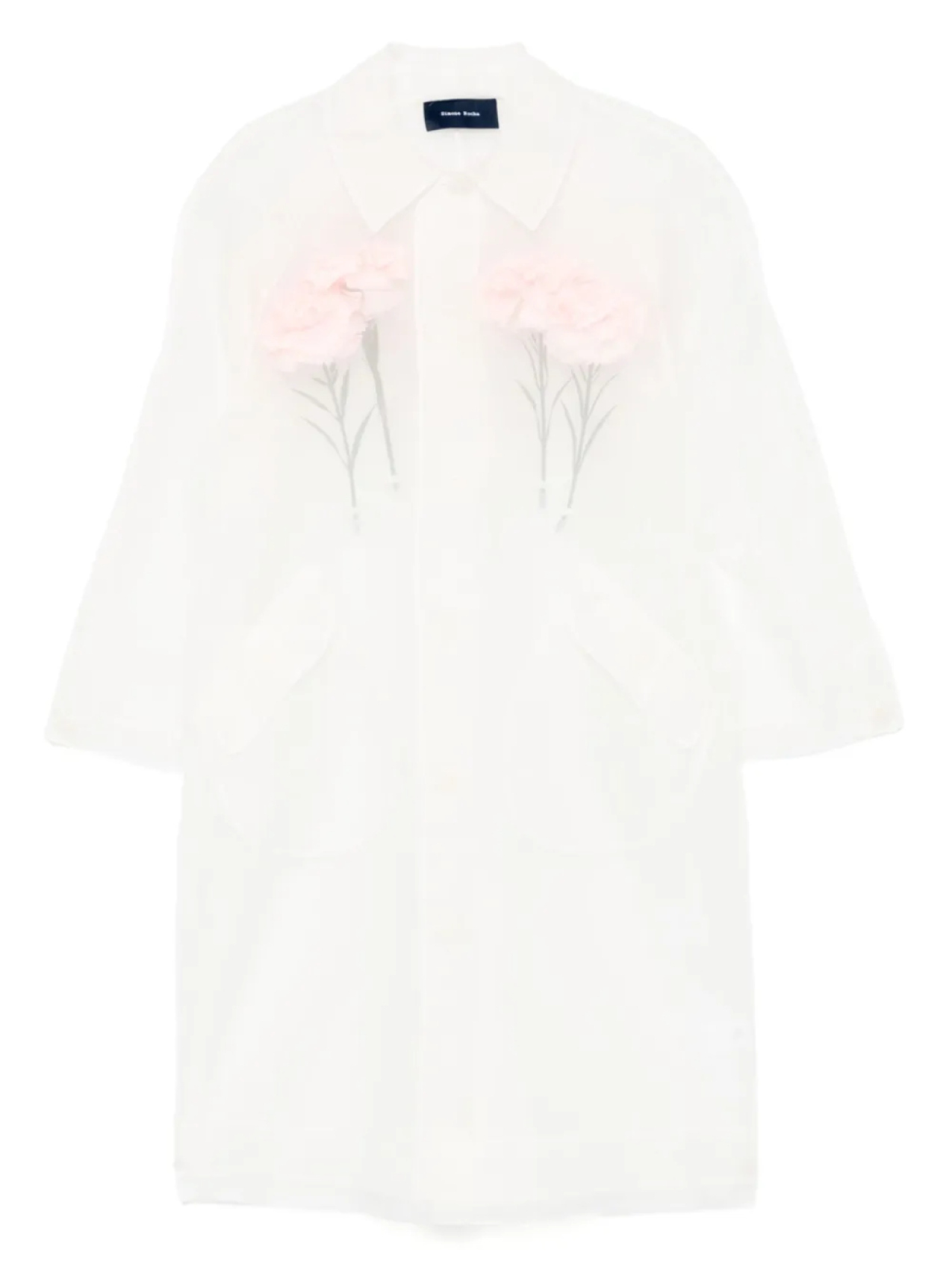 

Пальто с карманами Simone Rocha, нейтральный