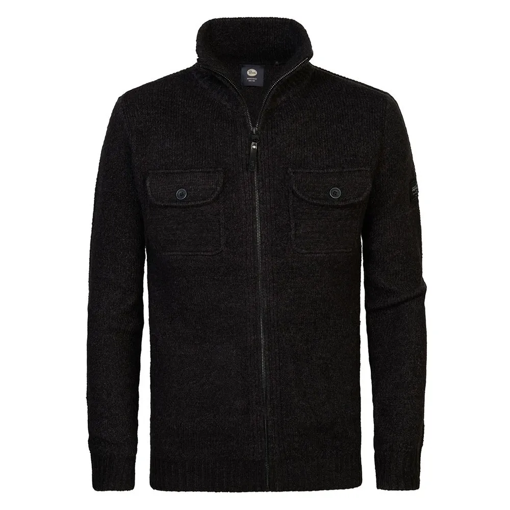 

Свитер Petrol Industries M-3040-KWC218 full zip, черный