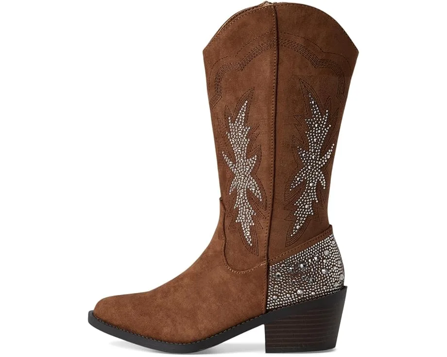 Ботинки Steve Madden Kids Yeehah (Little Kid/Big Kid), Brown — фото 4