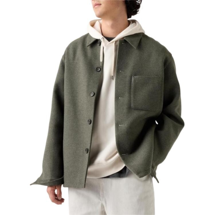 

ДУбль Куртка унисекс Тимьян Uniqlo, цвет Thyme