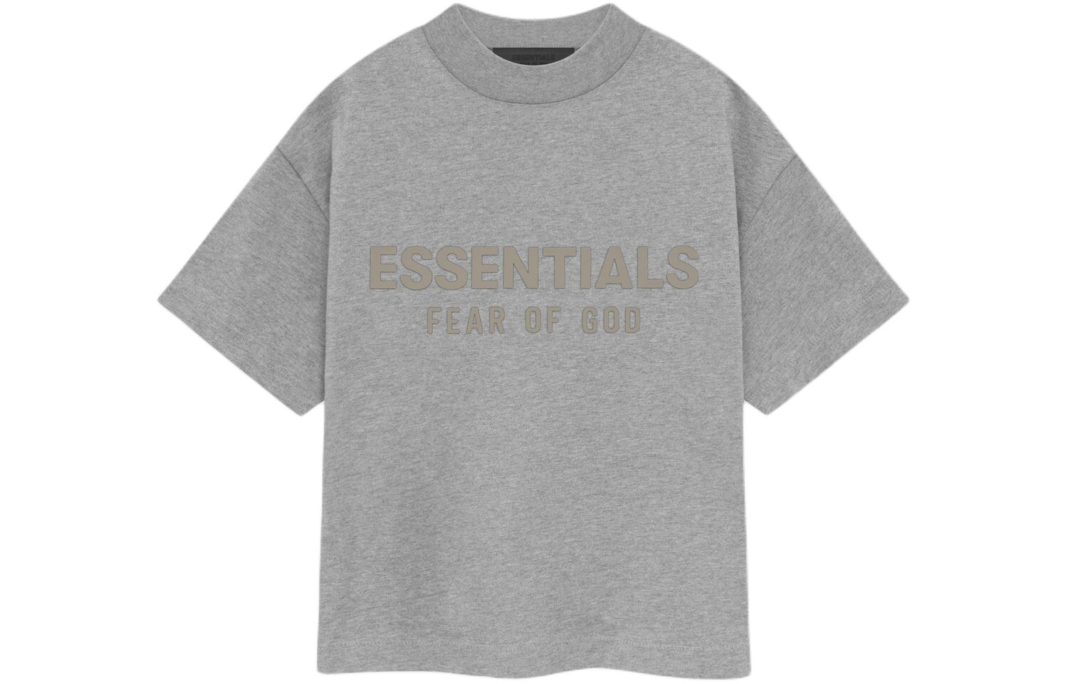 

Детская футболка Fear Of God Essentials, цвет Dark Heather Oatmeal
