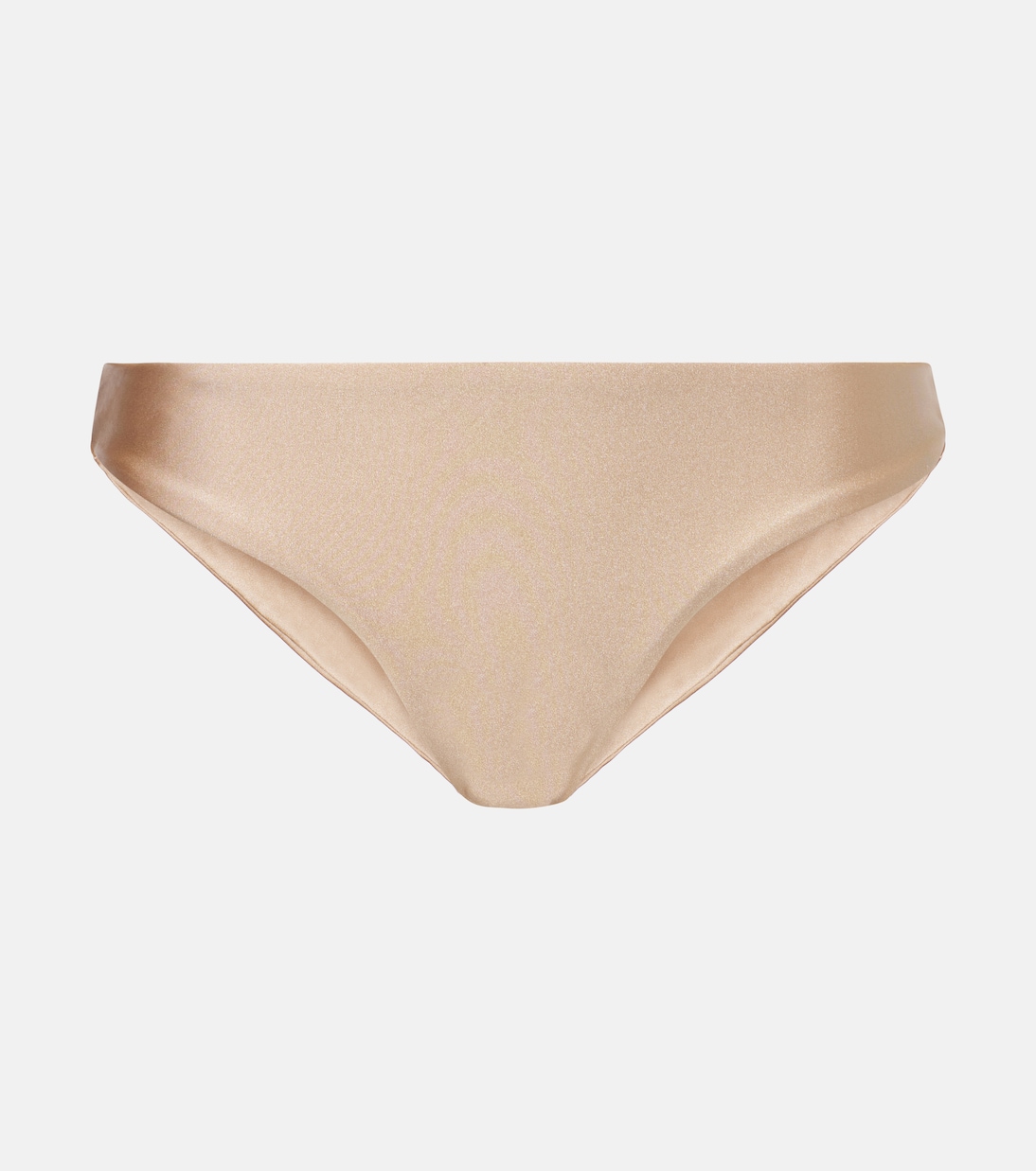 

Плавки бикини с высокой посадкой и наклонным лифом Jade Swim, Taupe Sheen