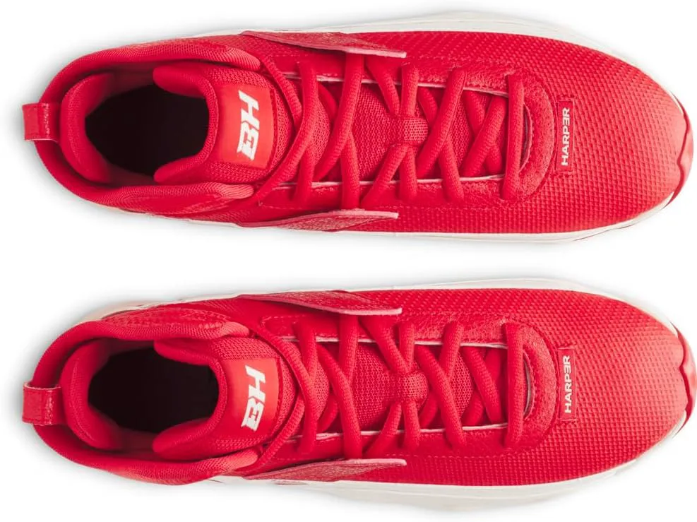 Бейсбольные бутсы Under Armour для мужчин Harper 10 Rm, красный — фото 4