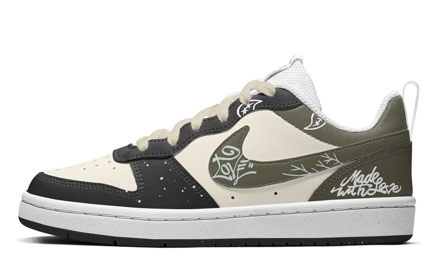 

Кроссовки Nike Court Borough Skateboard Shoes Women's Low-Top Green, Зеленый, Кроссовки Nike Court Borough Skateboard Shoes Women's Low-Top Green