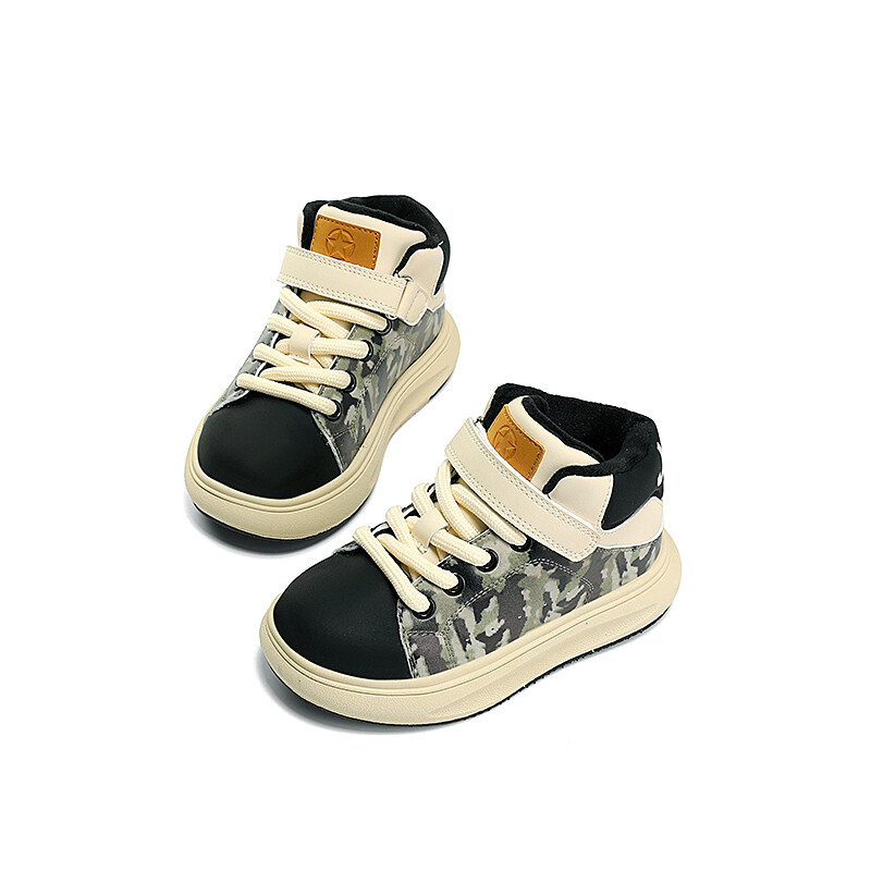 Кроссовки Jeep Kids Skateboarding Shoes Kids High-top Camouflage, цвет Camouflage — фото 3
