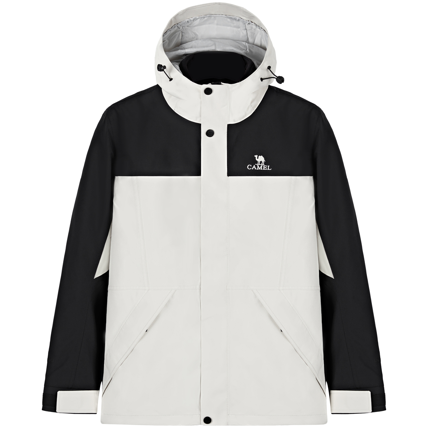 

CAMEL Ветровка для любой погоды Men's, Warm White/Phantom Black[Three Proofings]