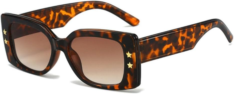 

Популярные солнцезащитные очки для женщин в стиле ретро-панк с прозрачными линзами цвета океана, мужские солнцезащитные очки с защитой от УФ-излучения UV400, роскошные солнцезащитные очки TVTBBVV, Leopard