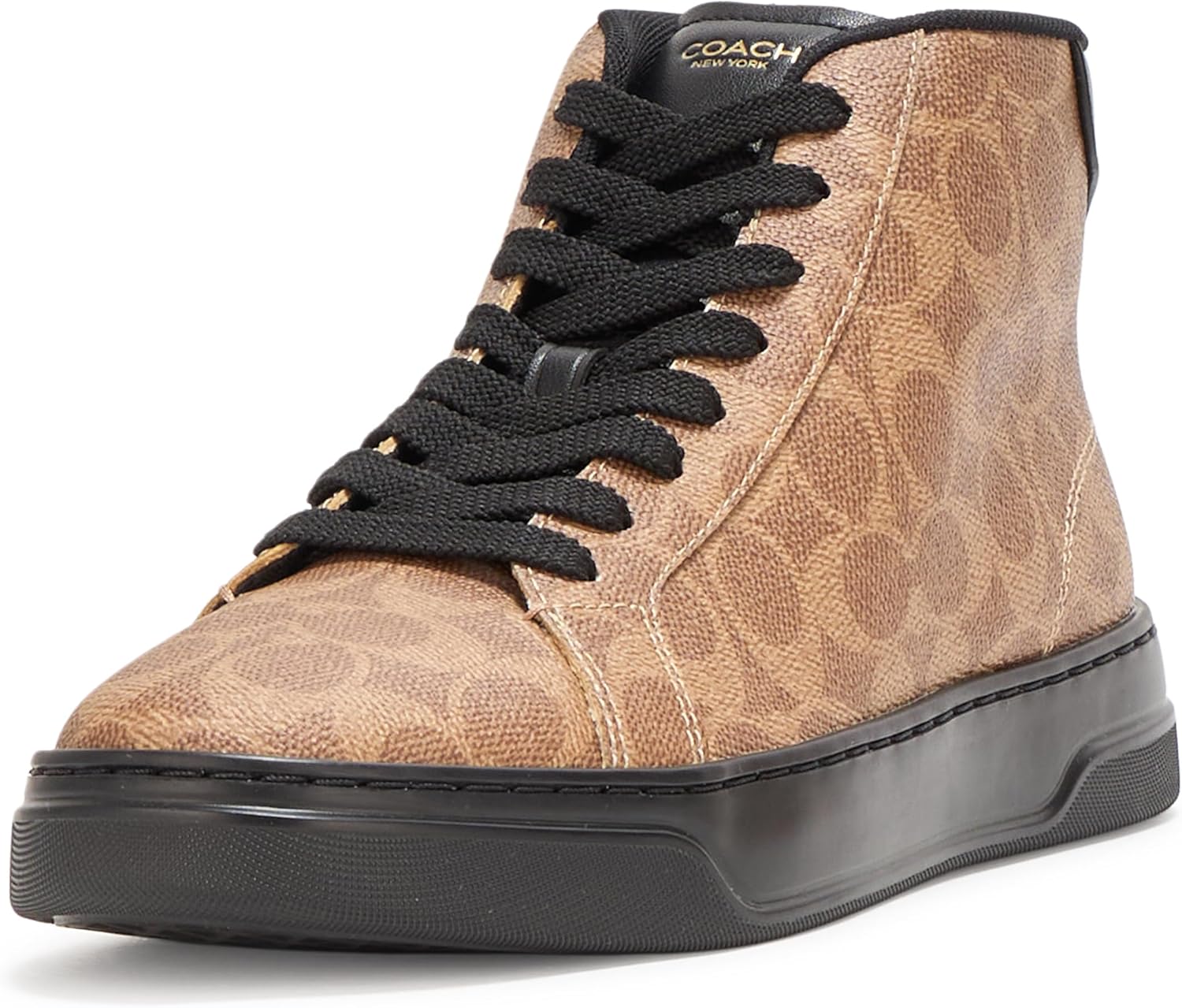 Мужские кроссовки Coach High Line High Top из фирменного канваса, черный/хаки